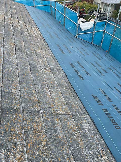 板金屋根工事（カバー工法）